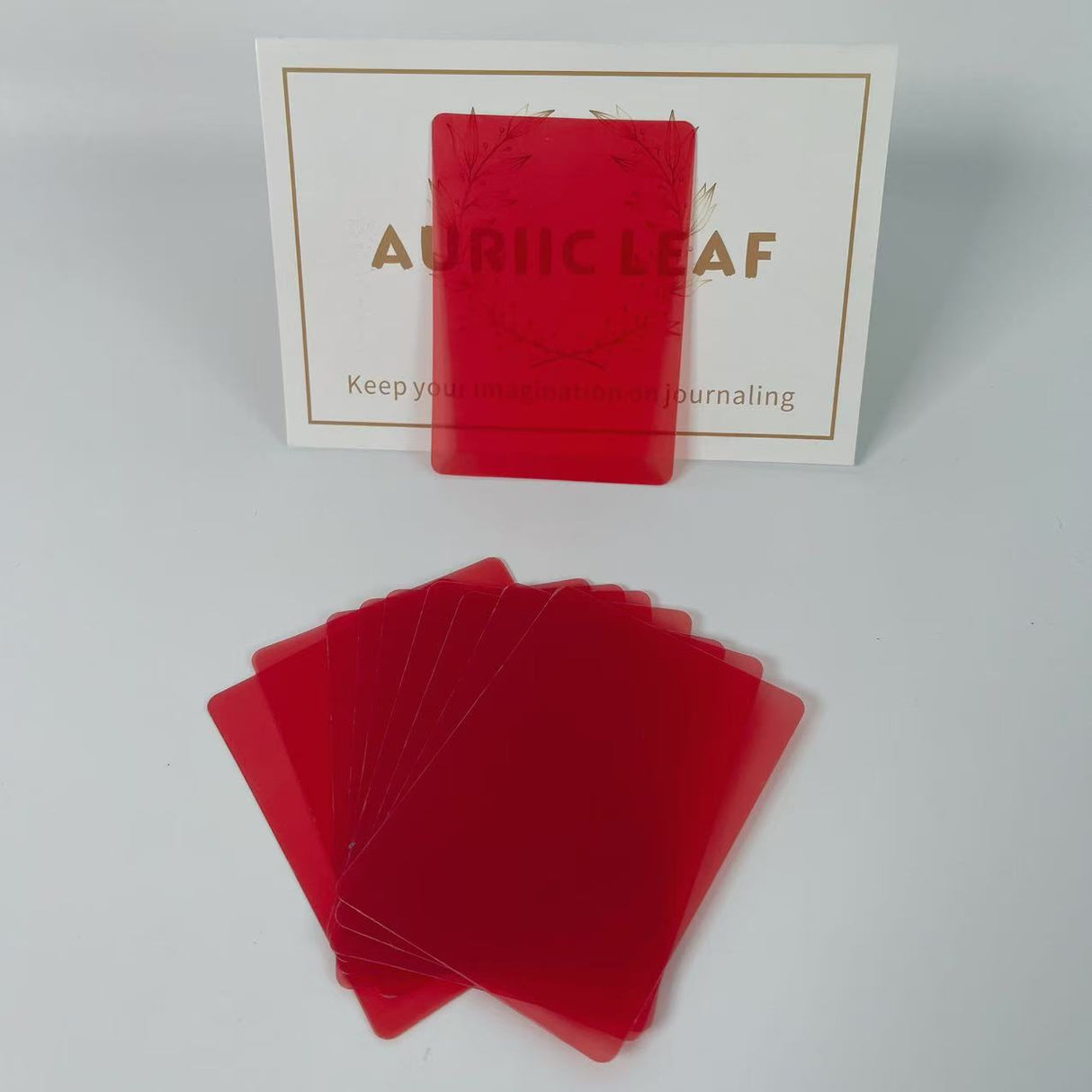 Colored clear ATC cards 1 pack of 20 pcs (A25072301)