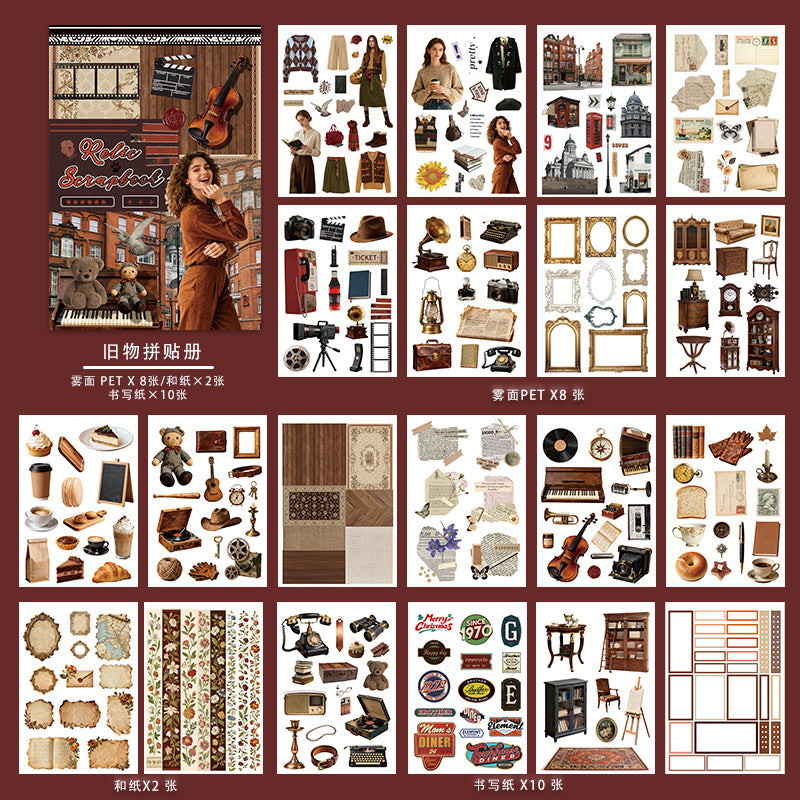 A5 size 20sheets sticker book(TZB26010508)