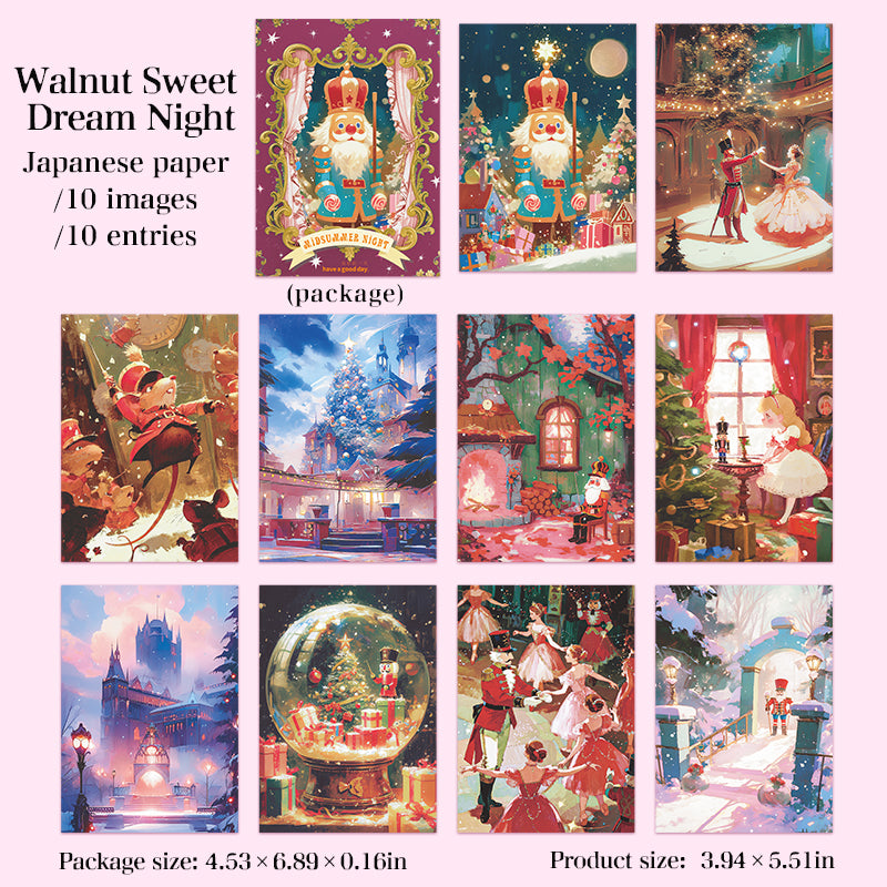 10pcs fairy tale washi-sticker pack (S25092508)