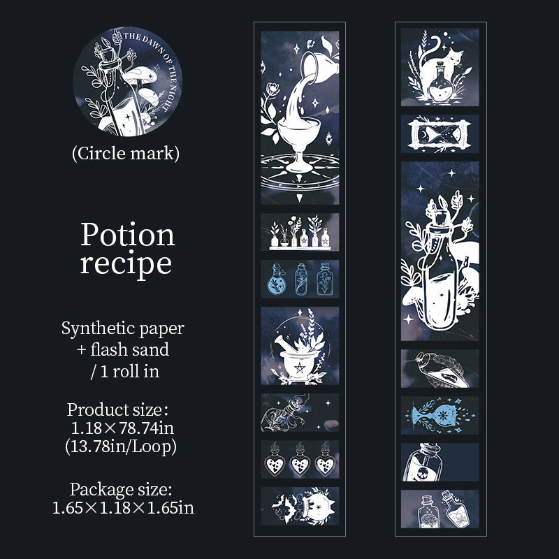 1 roll gothic witch PET-tape(T26020308)