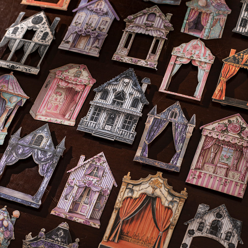 10pcs doll house sticky card pack (S25082709)