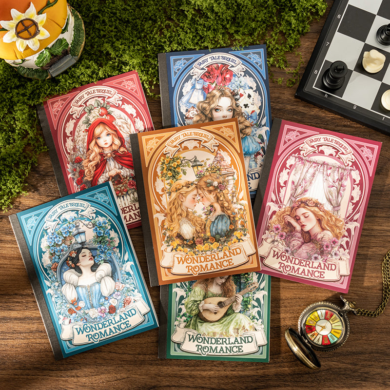 18sheets fairy tale PET+Washi sticker book (TZB25072802)