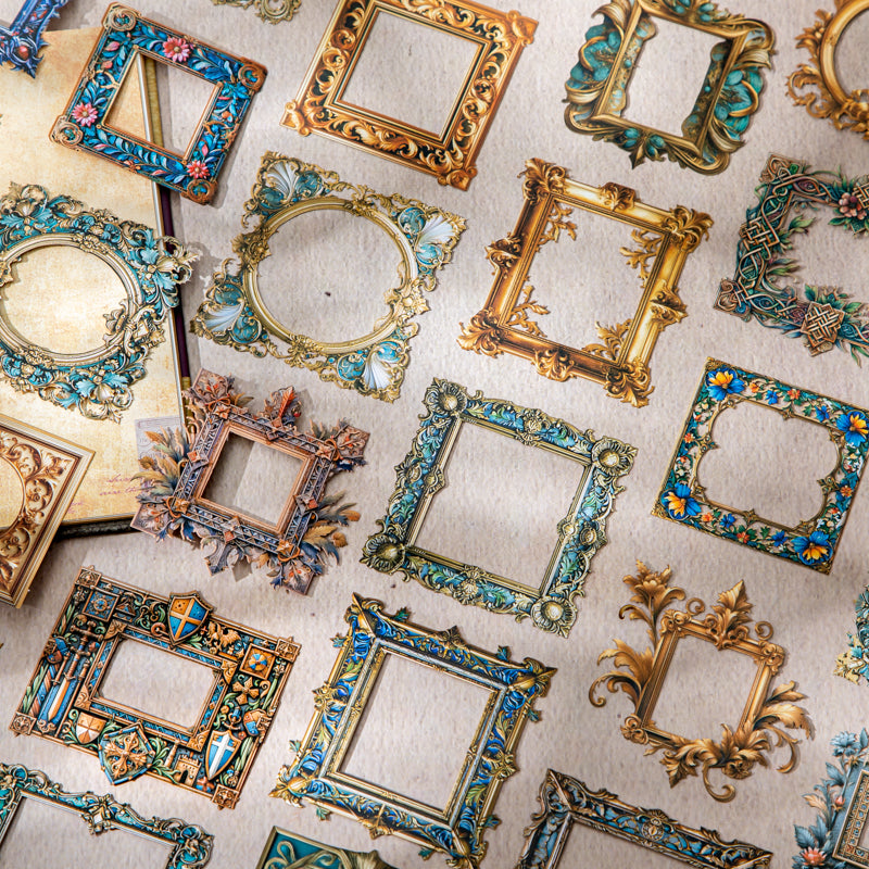 10pcs medieual frame card-sticker pack (S25100902)