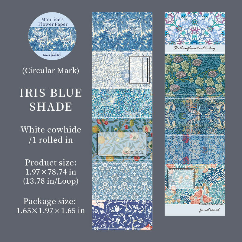 1 roll floral washi-tape (T26020309)