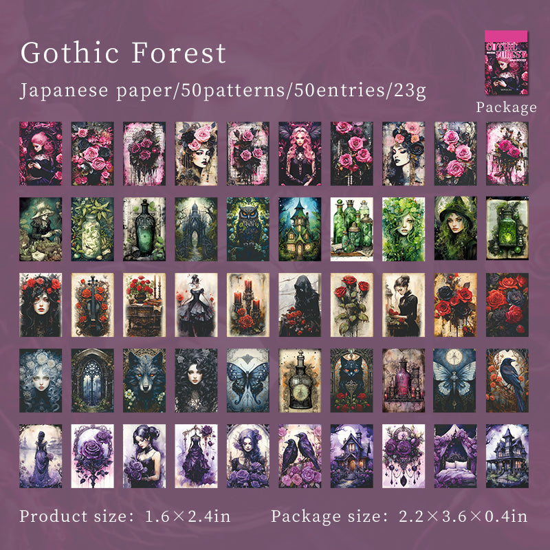 50pcs fantasy mini-sticker book(TZB26040909)