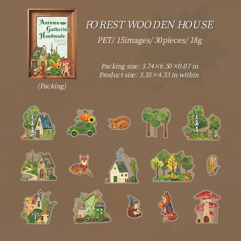 30pcs autumn sticker pack(S26071109)