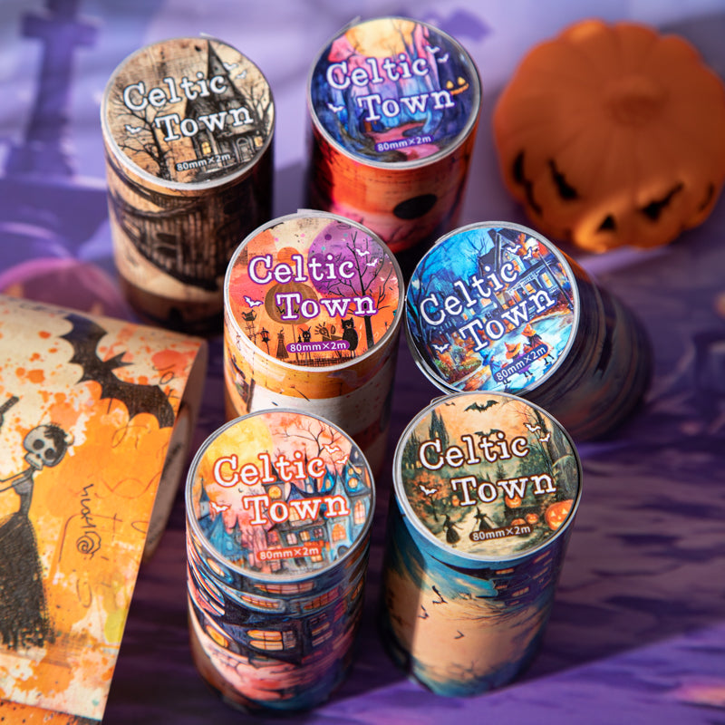 1 roll Halloween town wide washi-tape (T25081908)