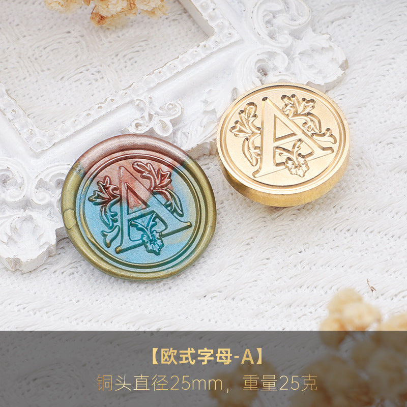 1pc Letter wax seal stamp (Z25041904)
