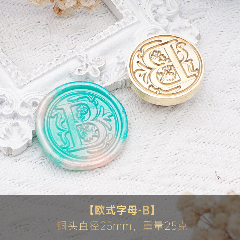 1pc Letter wax seal stamp (Z25041904)