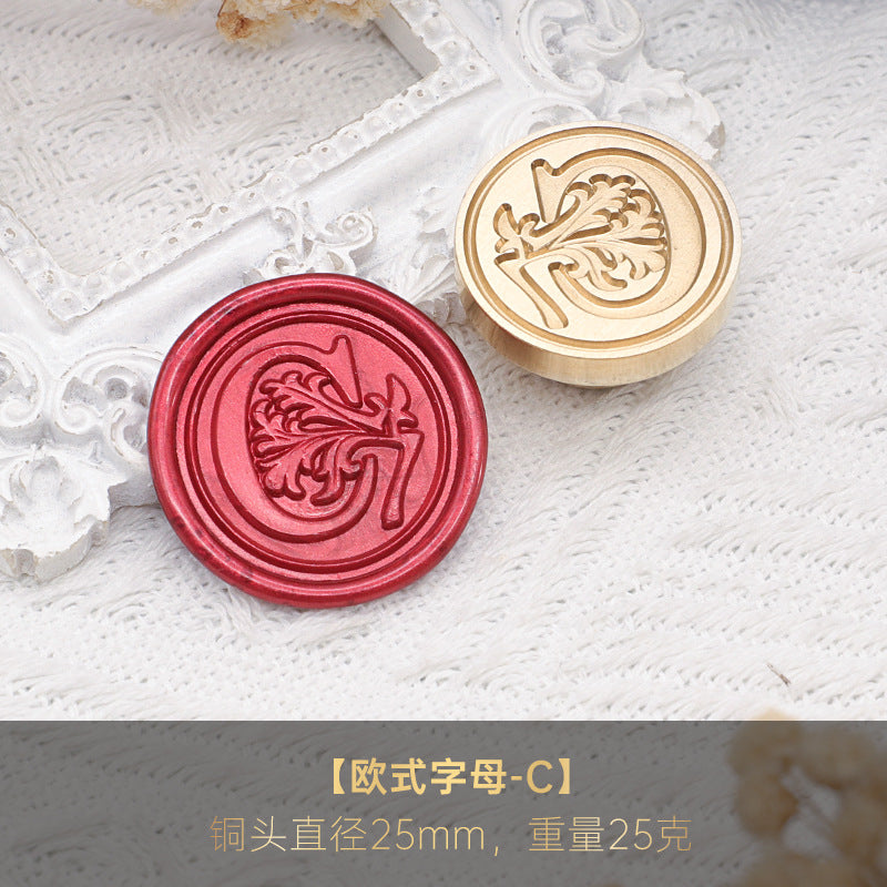 1pc Letter wax seal stamp (Z25041904)