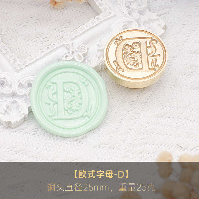 1pc Letter wax seal stamp (Z25041904)