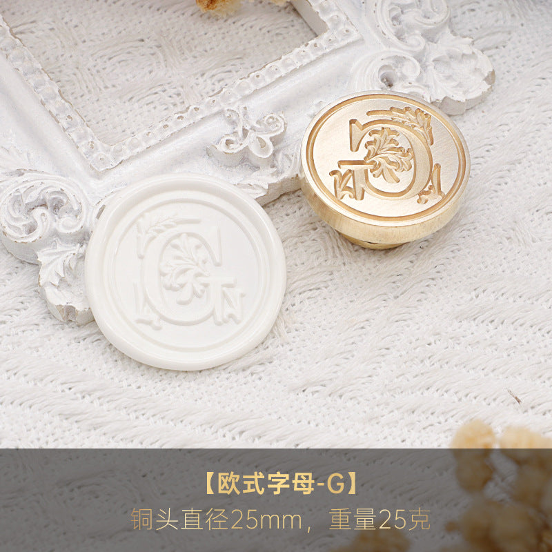 1pc Letter wax seal stamp (Z25041904)