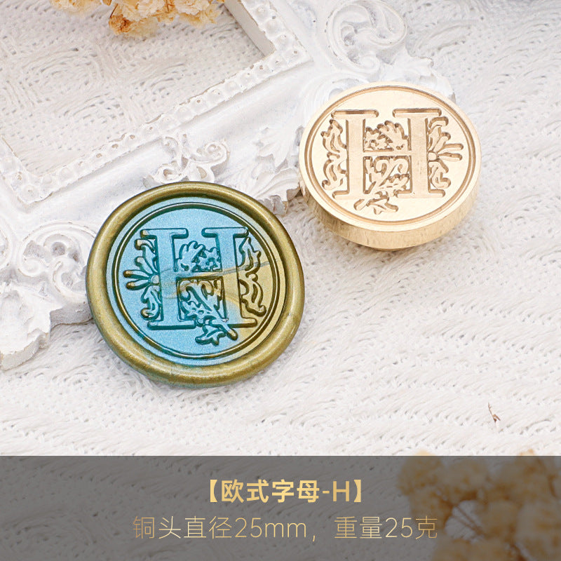 1pc Letter wax seal stamp (Z25041904)