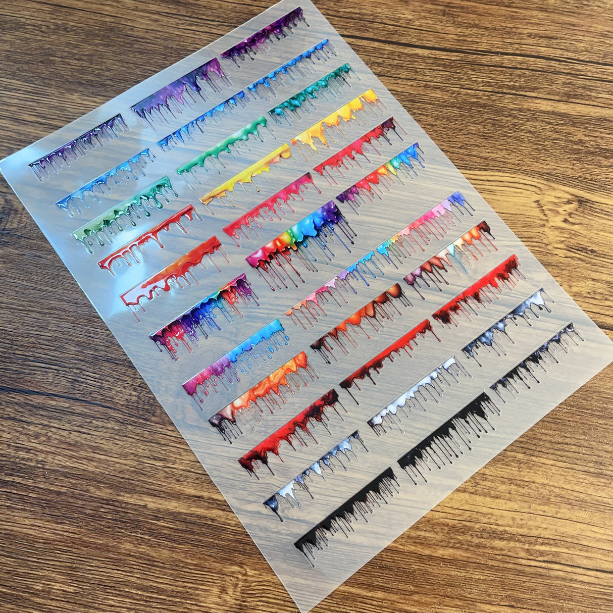 A4 size(21-29cm) 3D embossed dripping sticker sticker (s26012902)