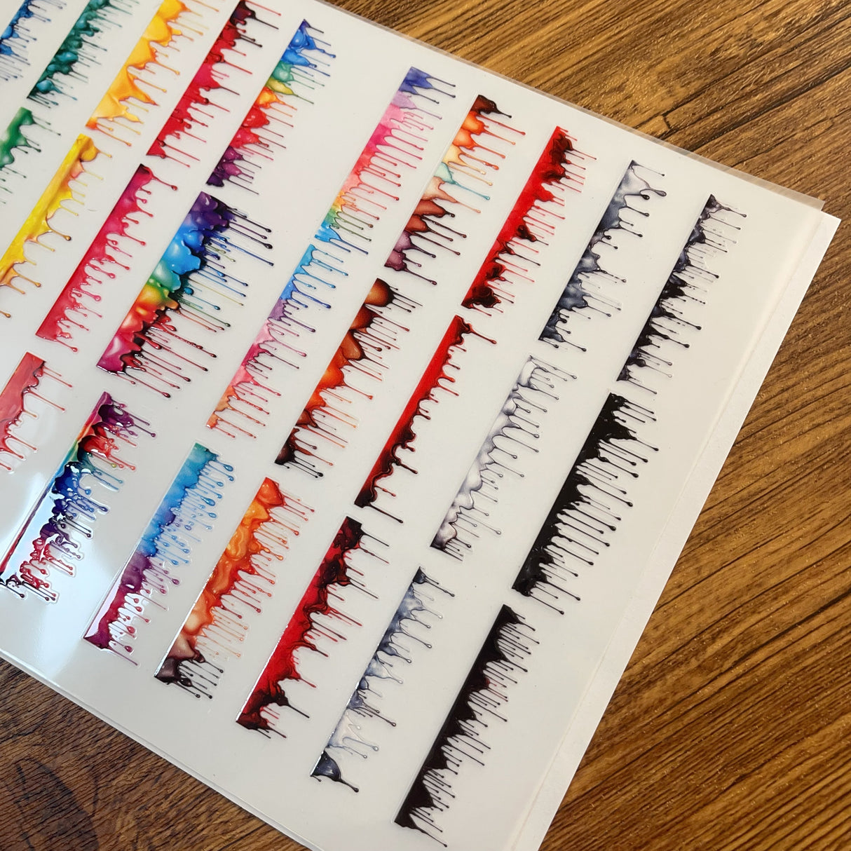 A4 size(21-29cm) 3D embossed dripping sticker sticker (s26012902)