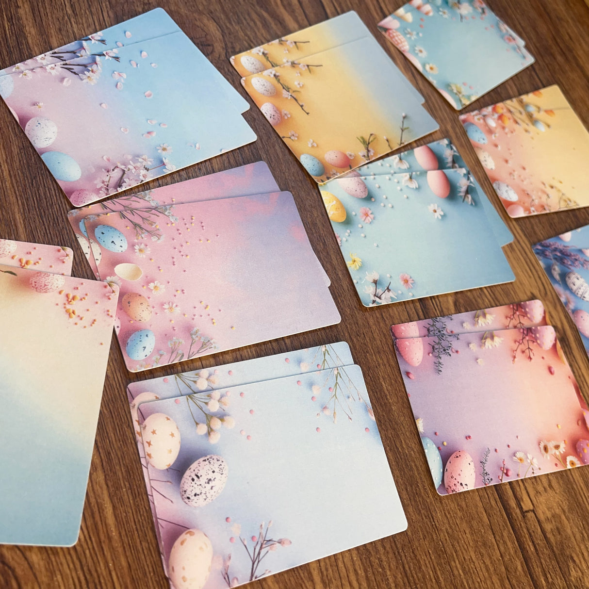 Spring easter background ATC cards 1 pack 20pcs 2.5*3.5 inch (C26012901)