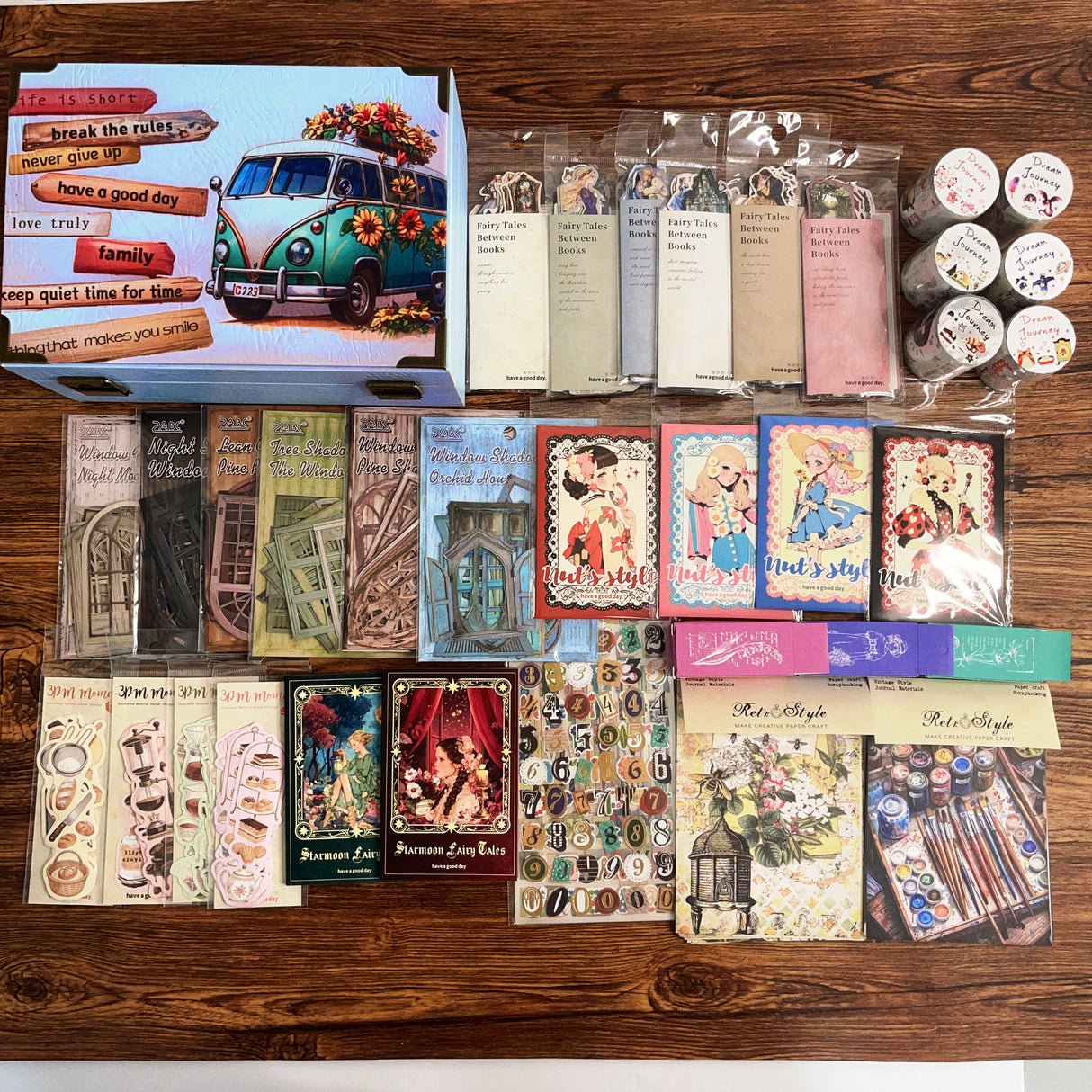NEW journaling bundle with bus suitcase(A260521)