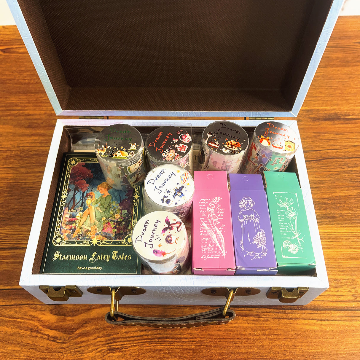 NEW journaling bundle with bus suitcase(A260521)