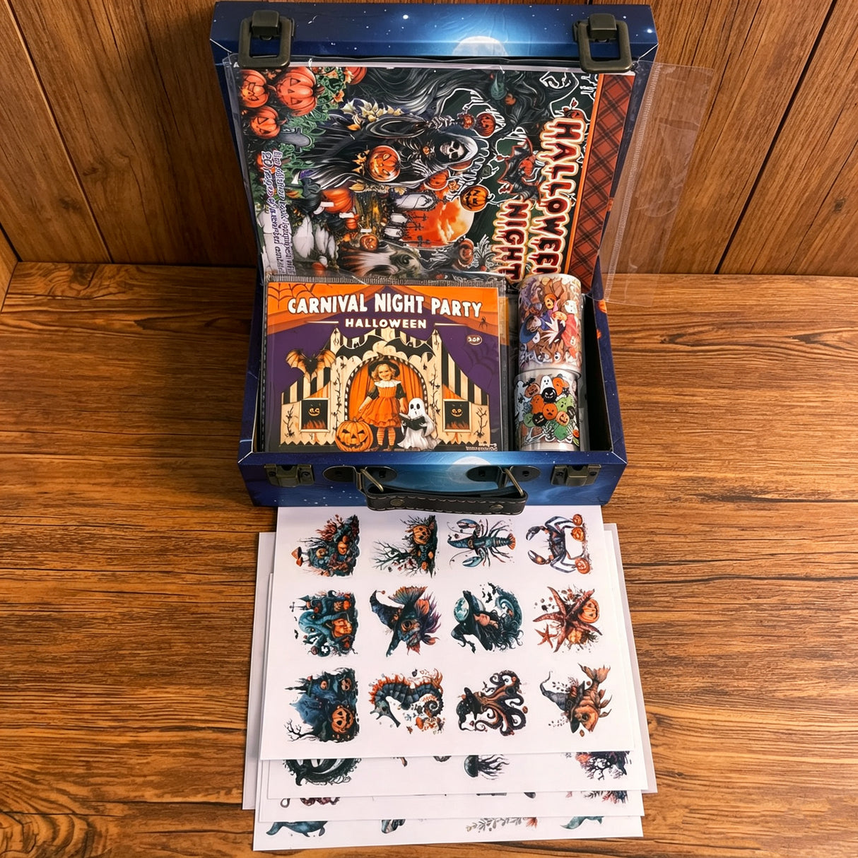 Hallowen journaling bundle with Hallowen night suitcase(A260611)