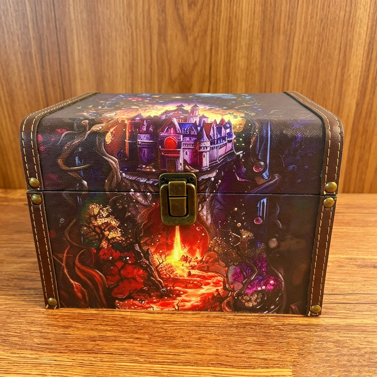 Fairy journaling bundle with castle XL wooden-box(A260626)