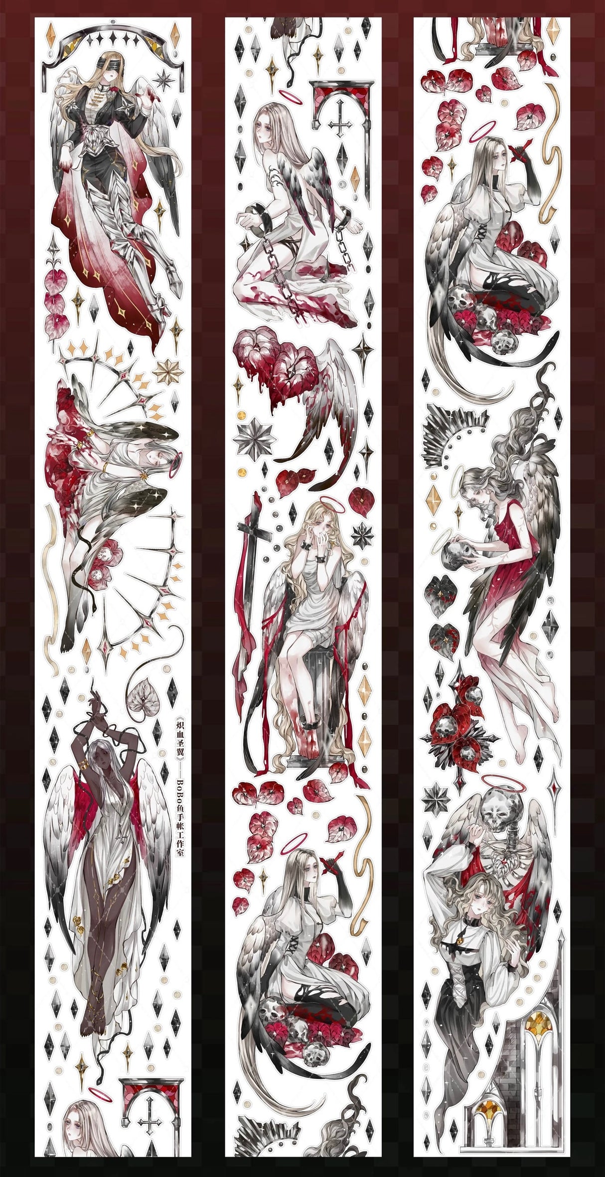 1 loop gorgeous bloody angel PET-tape (TB26070907)