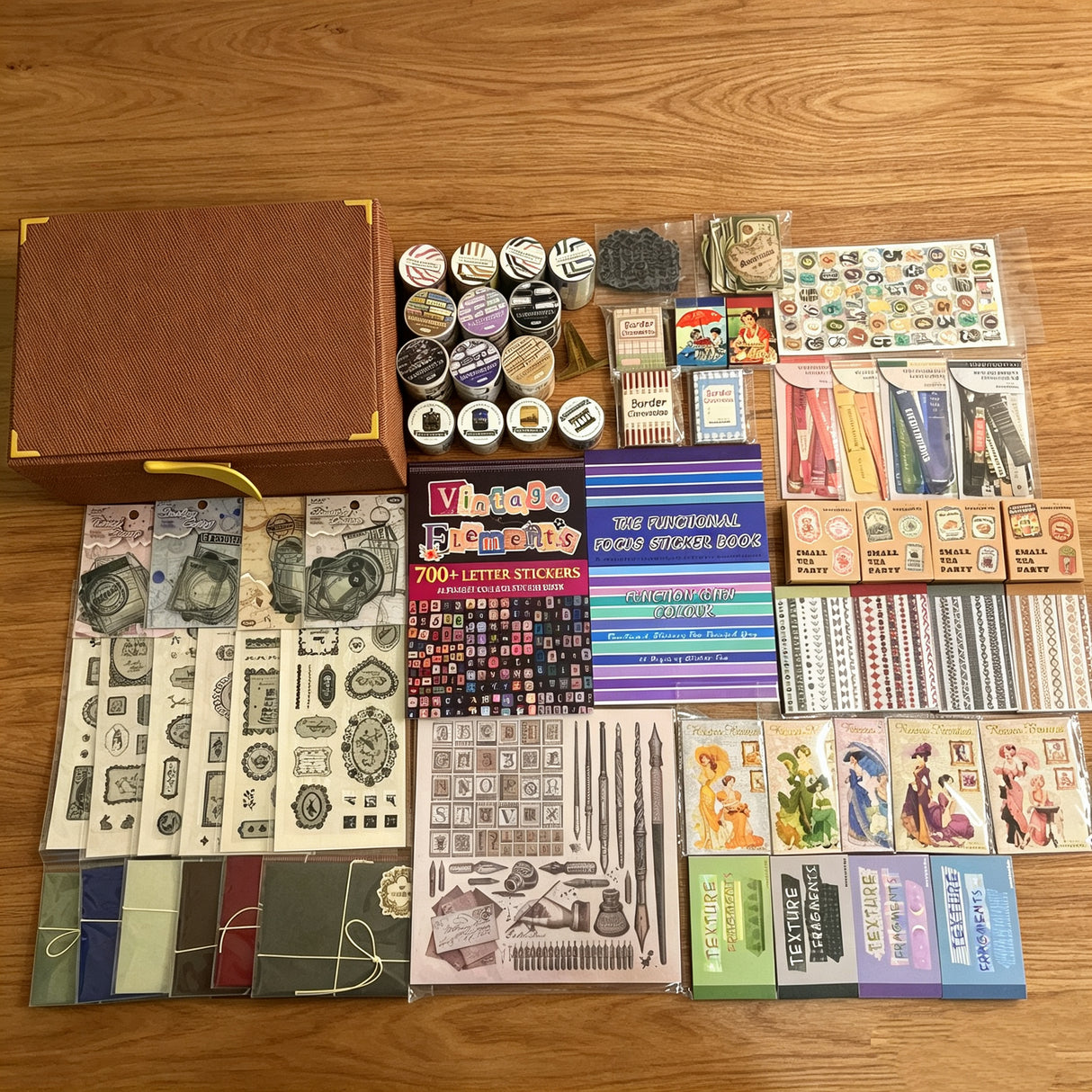 Unique Elements journaling supplies bundle with XL box(A260731)