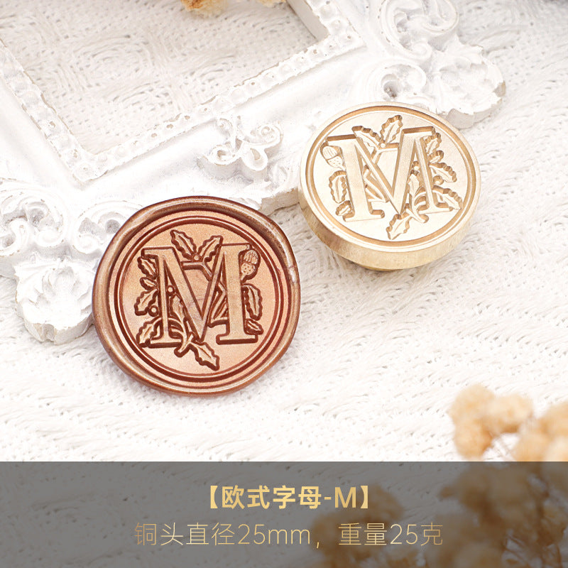 1pc Letter wax seal stamp (Z25041904)