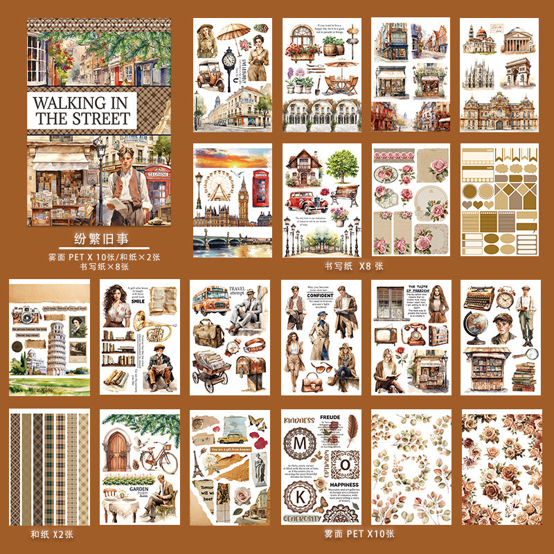 20sheets characters sticker book (TZB25042801)