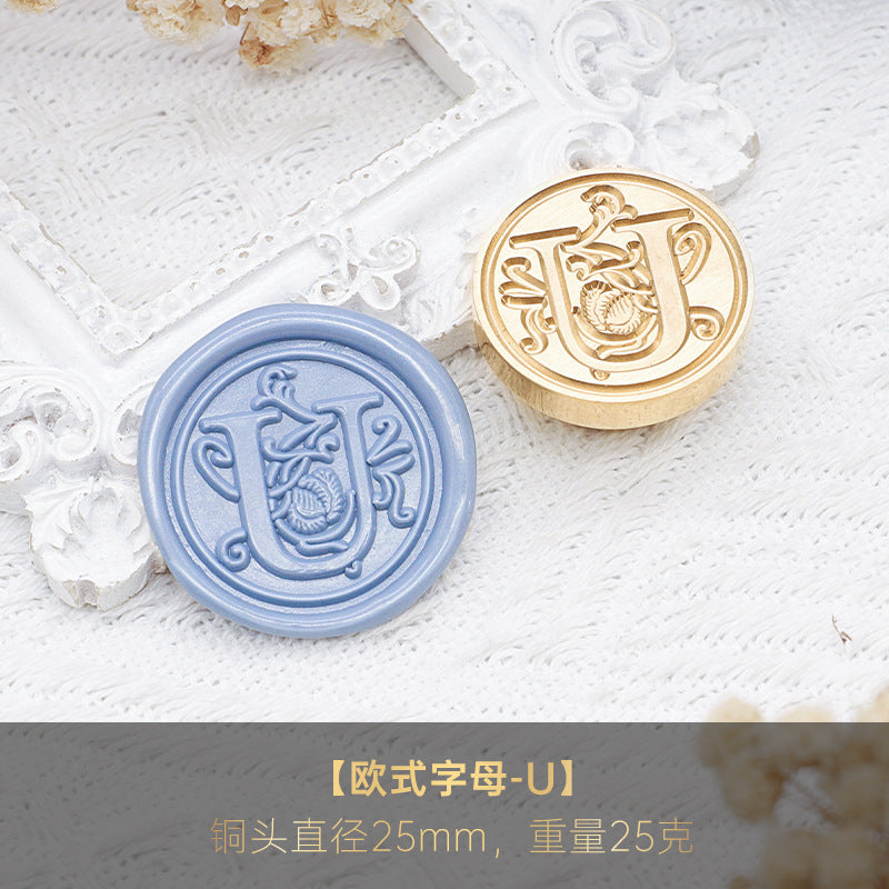 1pc Letter wax seal stamp (Z25041904)