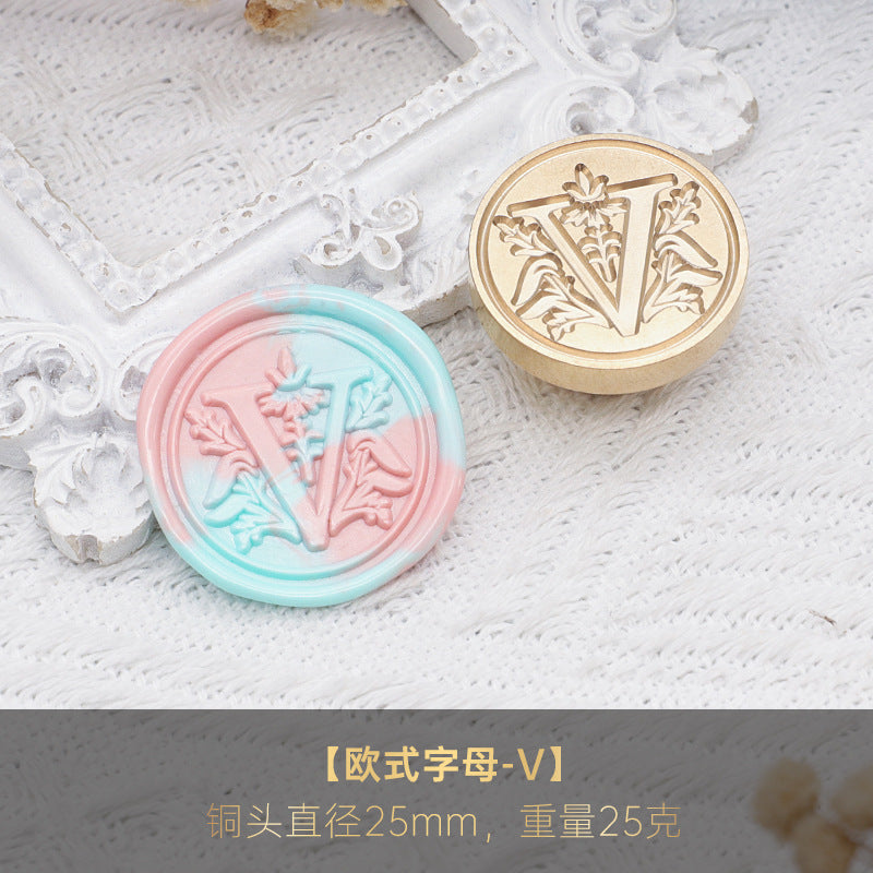 1pc Letter wax seal stamp (Z25041904)