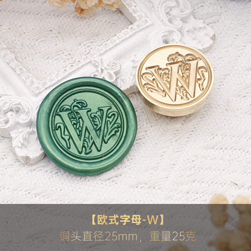 1pc Letter wax seal stamp (Z25041904)