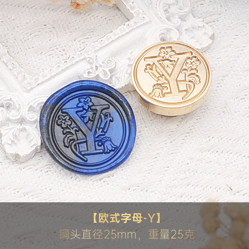 1pc Letter wax seal stamp (Z25041904)