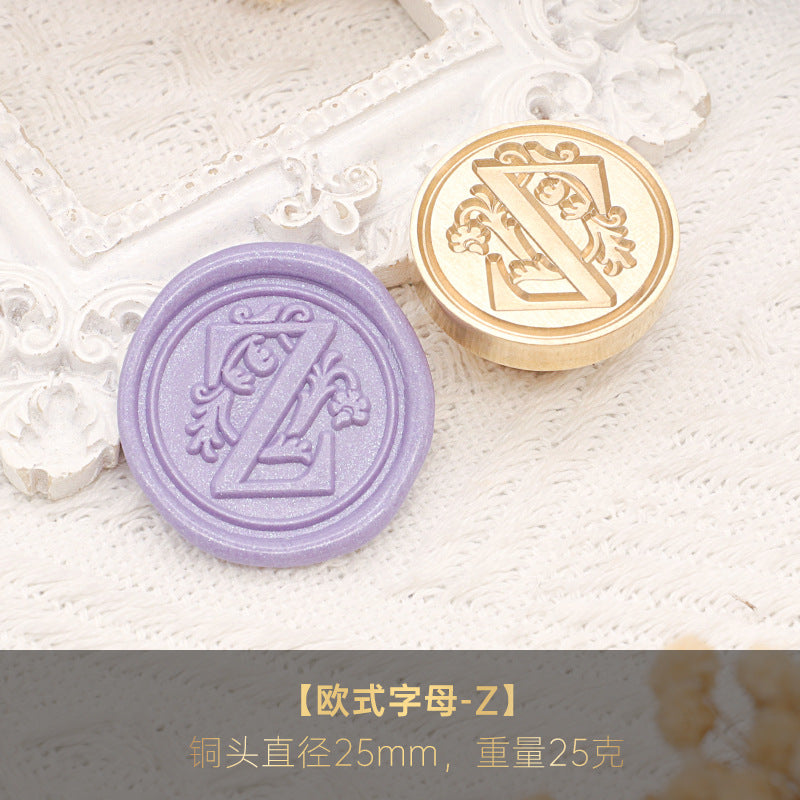 1pc Letter wax seal stamp (Z25041904)