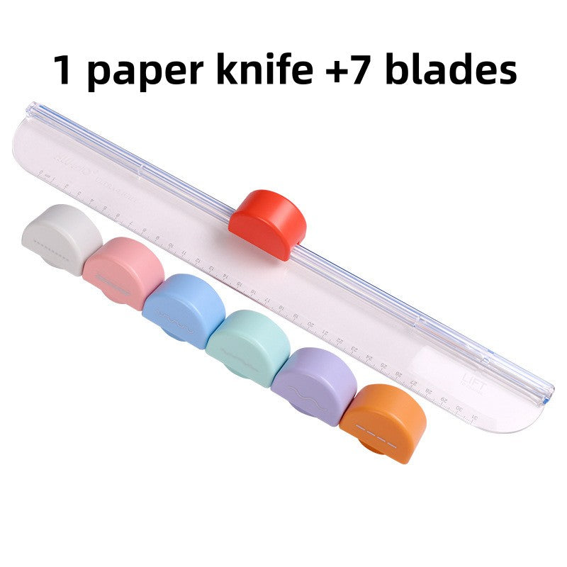 Auriicleaf Multifunctional Seven-in-one Paper Cutter Multiple Cutter Head(c112701)