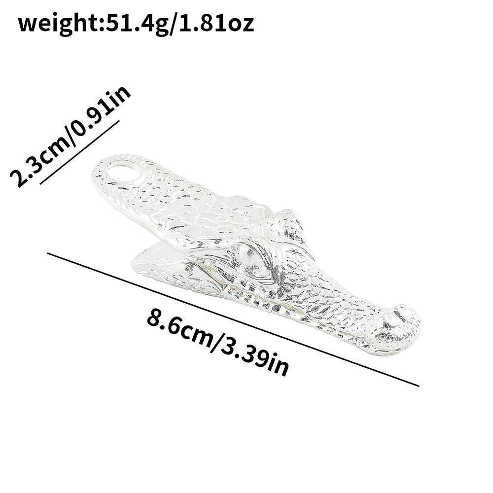 1pc Alligator head metal clip(c120102)