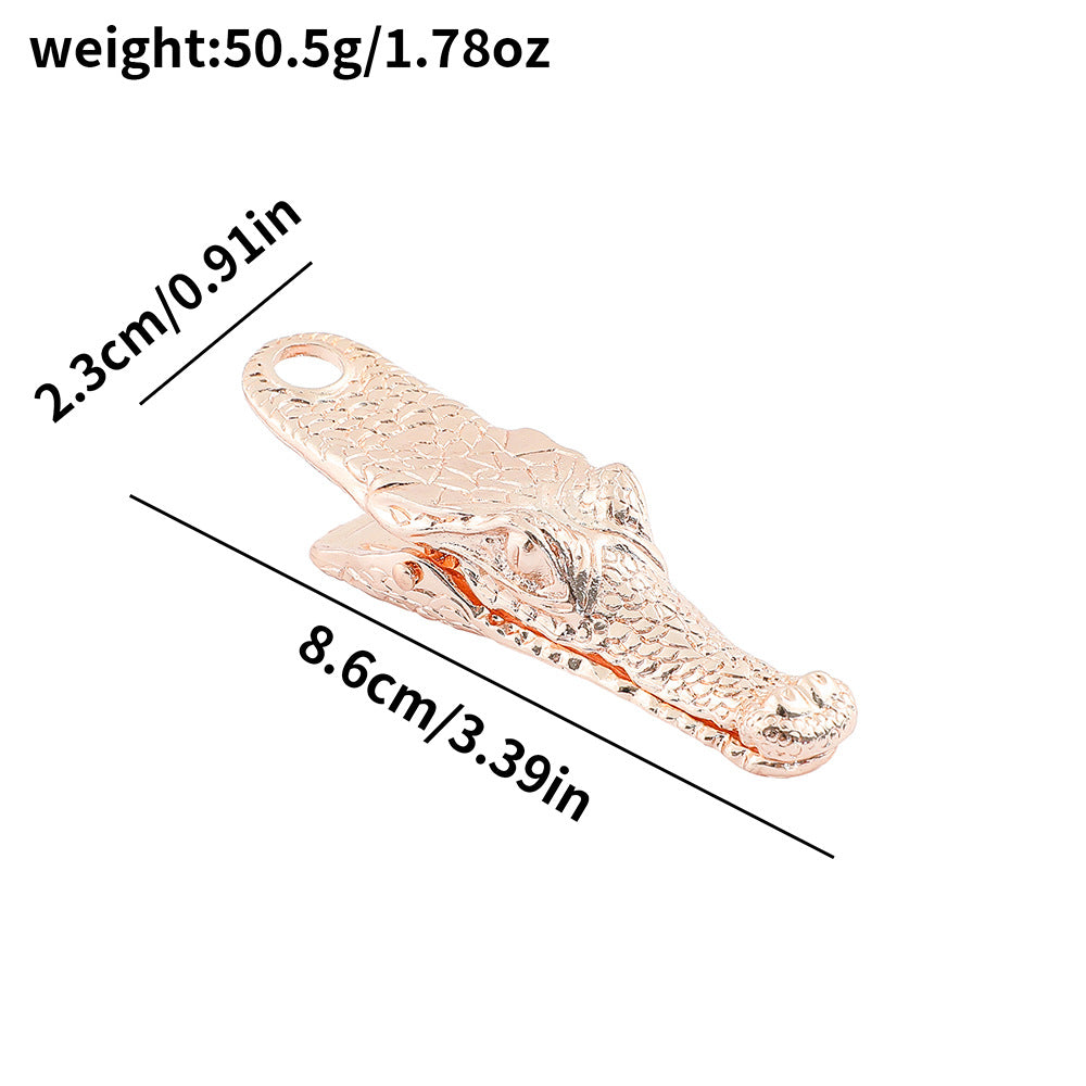1pc Alligator head metal clip(c120102)