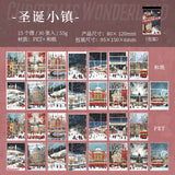 30pcs PET+WASHI Christmas sticker book (TZB25072101)