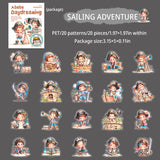 20pcs cute boys day dreaming PET-sticker pack (S25081201)