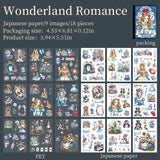 18sheets fairy tale PET+Washi sticker book (TZB25072802)