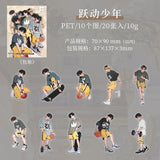 20pcs young boy sticker pack（S25070802）