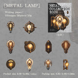 20pcs vintage metal collection sticker pack (S25081802)