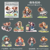 10pcs story in flower PET-sticker pack (S25071102)
