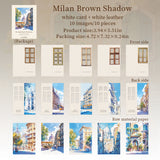 10pcs city outside window paper card pack (P25090403)