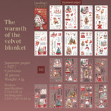 18sheets Christmas pre-cut sticker book (TZB25072003)