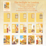 10pcs city outside window paper card pack (P25090403)