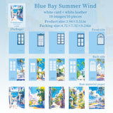 10pcs city outside window paper card pack (P25090403)