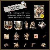 15pcs Detective sticker pack (S25090404)