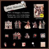 15pcs Detective sticker pack (S25090404)
