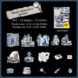 15pcs Detective sticker pack (S25090404)