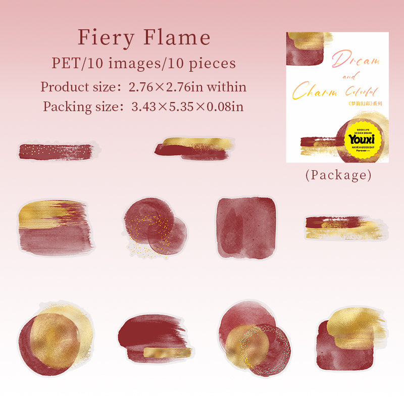 10pcs colorful sticker pack (S25081204)